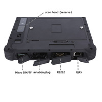 Tablet PC Resistente de 10 Pulgadas con Windows 11, Intel I5-1235U/I7-1255U, 16+128GB/256GB, Tablets Industriales con NFC, UHF y RFID, Precio de Fábrica
