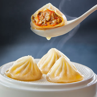 Boulettes de soupe à la vapeur de viande de crabe préfabriquées congelées Viande de crabe chinoise et œufs Xiaolongbao