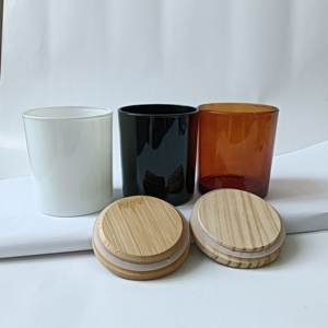 Tùy chỉnh <span class=keywords><strong>200ml</strong></span> 80oz 7Oz 9oz 12oz 10oz nến thủy tinh lọ cho giáng sinh dịp hai mặt kim loại nắp rõ ràng <span class=keywords><strong>Glass</strong></span> chủ - Product Image 4