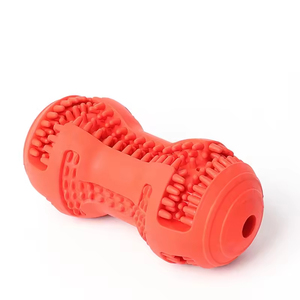 Jouets pour chiens en caoutchouc souple et résistant, jouets de nettoyage dentaire, jouets en forme de barre pour animaux de compagnie, jouets à mâcher couineurs pour chiots, soulagement de l'anxiété et de l'ennui pour les chiens - Product Image 2