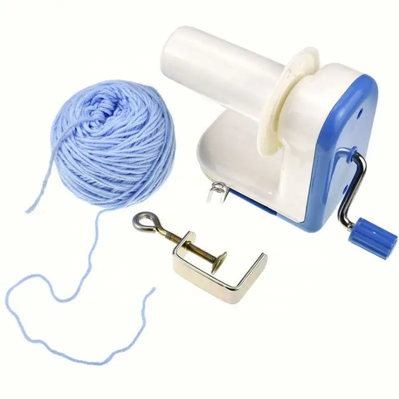 Bobineuse manuelle de tissus en plastique Accessoires de vêtements Boule de fil de laine Boîte à enrouleur manuelle