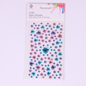 Adesivo Decorativo in Acrilico con Stampa di Cuori, <span class=keywords><strong>Gemme</strong></span> <span class=keywords><strong>e</strong></span> Diamanti per Regali Promozionali - Product Image 3