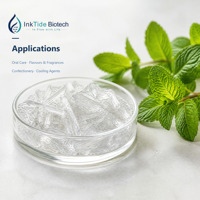 Additif alimentaire de haute qualité, cristaux de menthol, L-menthol CAS 2216-51-5 pour l'aromatisation