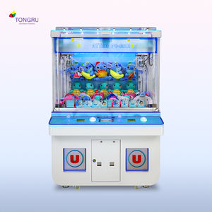 Fabrika Özel Üretim Büyük Pençe Makineleri 2 Kişilik Peluş Oyuncak Yakalayıcı Vinç Makineleri Lüks Atarisi Çift Pençeli Vinç Makinesi - Product Image 2