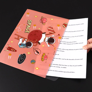 Fournisseur de papeterie fiable, classeur à boutons, 12 pièces, facile à ouvrir et à fermer, thème spatial, grande capacité, enveloppes de classement en plastique - Product Image 4