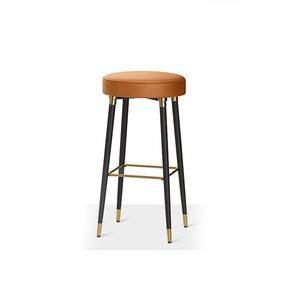 Luxe Doré Noir Haute Métal Jambe Tabouret De <span class=keywords><strong>Bar</strong></span> Maison Cuisine Bureau Restaurant Café Café En Cuir Rembourrage <span class=keywords><strong>Chaise</strong></span> De <span class=keywords><strong>Bar</strong></span> - Product Image 5