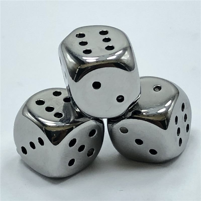 Stainless steel dice