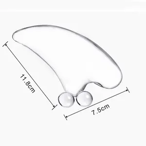Body Facial Eye Scraping Acrylic Resin Gua Sha Board Acupuncture Massager
