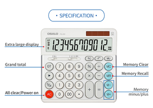 Calculatrice numérique Calculatrices à 12 chiffres Clé <span class=keywords><strong>PC</strong></span> Grand écran Calculatrice de bureau Énergie solaire 2024 Nouvelle fourniture de bureau la plus chaude - Product Image 6