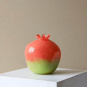 Jarrón de Vidrio Creativo de Dos Colores con Diseño de <span class=keywords><strong>Granada</strong></span> para Decoración del Hogar - Product Image 5