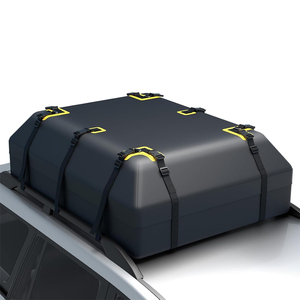 Boîte de toit de voiture de bâche de PVC 500D résistante à la déchirure sac de toit de voiture imperméable de grande capacité 600L avec la serrure - Product Image 1