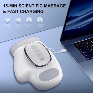 Sarung tangan pintar, pemijat tangan pintar, kompresi panas, lorong karpal, pijat, rol, sarung tangan bergetar untuk jari, tertutup penuh, santai - Product Image 6