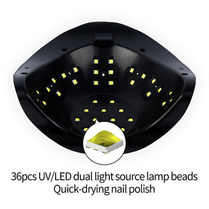 Lámpara de uñas LED <span class=keywords><strong>UV</strong></span> profesional de 120W para curado de gel con sensor automático/4 temporizador, lámpara de curado de lámpara de uñas LED <span class=keywords><strong>UV</strong></span> para salón de casa. - Product Image 4