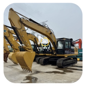 รถขุดมือสอง Cat324D จากญี่ปุ่น ราคาถูก เครื่องจักรงานดิน 24 ตัน รถขุดมือสอง Cat 326d2 สีเหลืองสำหรับขาย - Product Image 1