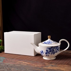 Tetera de Cerámica Vintage para el Hogar, Juego de Té Individual, Dispositivo para Preparar Té, Tetera con Diseño de Ramas Entrelazadas y Loto - Product Image 2