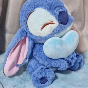 Lindo Peluche de Stitch con Corazón, Azul/Rosa, Juguete de Peluche de Dibujos Animados, Almohada de Pareja de Lilo y Stitch, Regalo de San Valentín para Niñas - Product Image 3