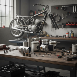 ลูกสูบ50cc จักรยานภาพ Garelli กับ2แหวน - Product Image 3