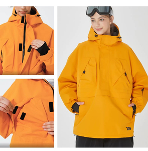 Traje de Esquí Estilo Americano SNOWVERB, Nuevo Top para <span class=keywords><strong>Mujer</strong></span>, Mono para Hombre, 3 Capas, Cremallera, Profesional, Impermeable, Cortavientos, a Prueba de Nieve, Cálido - Product Image 2