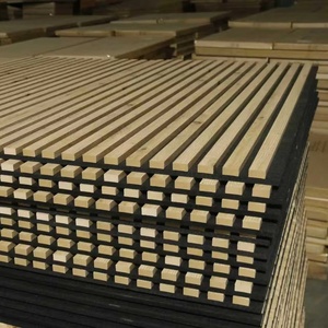 Acoustic Wall <strong>Panel</strong> Wholesale <strong>MDF</strong> Background Wall Grille Acoustic Sound Absorbing Decorative <strong>Panels</strong> Solution for <strong>Screening</strong> Room - Product Image 2