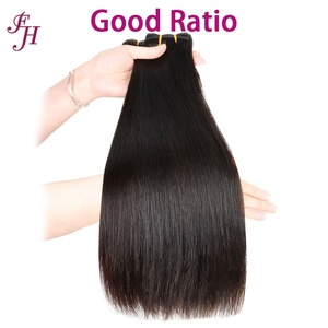Puddinghair Extensions de cheveux humains à trame, lisses comme des baguettes, double tirage, cuticules alignées, cheveux vietnamiens, pour professionnels - Product Image 2