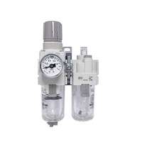 Combinaison de régulateur et de filtre à air en deux parties avec fonction de séparation huile-eau, modèles de tuyaux AC4010-04 AC3010-03 AC2010 AC5010