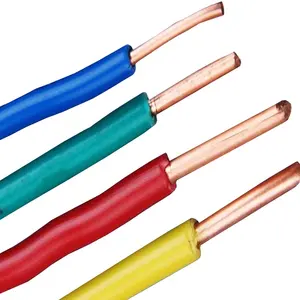 רב מפרט סיני THW 2AWG 1AWG 1/0AWG כבל PVC כיסוי מוליך נחושת חוט משוט