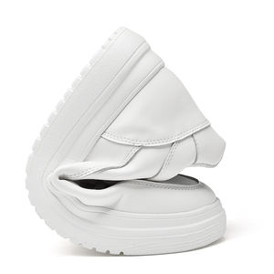 รองเท้าเพิ่มความสูงด้านในที่มองไม่เห็นรองเท้าส้นตึกสำหรับผู้ชายรองเท้าลำลองข้อสูงสีดำ - Product Image 6