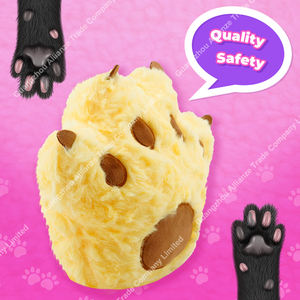 مخصص 22 قط شكل باو ألعاب قطيفة 3 ألوان ظريفة إبداعية محشوة باو ألعاب فريدة لمخلب القط من القطيفة ألعاب القط وسادة رمي اليد - Product Image 4