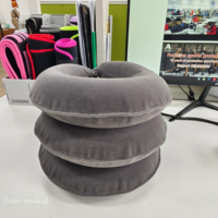 Attelle de soutien cervicaux gonflable en PVC avec tissu floqué FSPG, réglable, pour traction et massage du cou