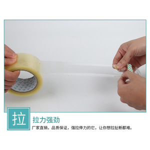 Transparent <b>Packaging</b> Tape 5.5Cm Wide 91Cm Long Single Sided Waterproof Sealing Tape For <b>Logistics</b> - Product Image 2