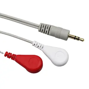 Câble ECG médical USB Type C connecteur Audio stéréo 3.5mm pour câble d'électrode instantanée