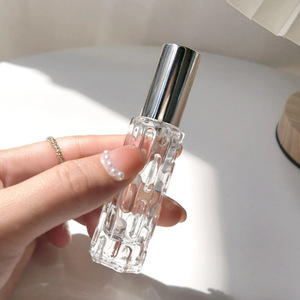 Flacon de parfum vide en verre de 10 ml, rechargeable, mini flacon échantillon, atomiseur de parfum portable pour voyage, flacon cosmétique - Product Image 4