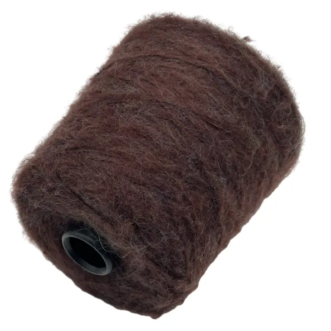 58% benang kain twill 1/5, 8 NM akrilik untuk benang crochet disikat