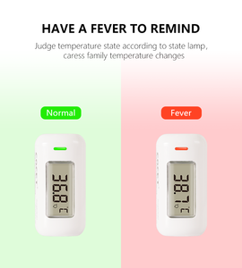 Termômetro inteligente eletrônico doméstico médico aprovado pela CE Termômetro digital de testa sem contato Termômetro infravermelho - Product Image 4