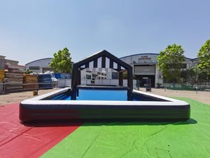 Thương mại cấp lớn nền tảng cao cấp bên Hồ bơi bơm hơi thanh lâu đài nước nổi cao cấp cho người lớn 1 mảnh moq - Product Image 4