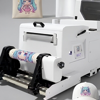 Nouvelle imprimante DTF A3 MT COLOR 2026 Pro avec doubles têtes Epson XP600, découpeuse automatique intégrée, écran tactile, machine d'impression textile, garantie 1 an
