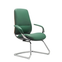 Chaise de conférence mobilier de bureau directeur du cuir commercial mobilier de bureau d'attente moderne chaise d'invité de réception pour le bureau