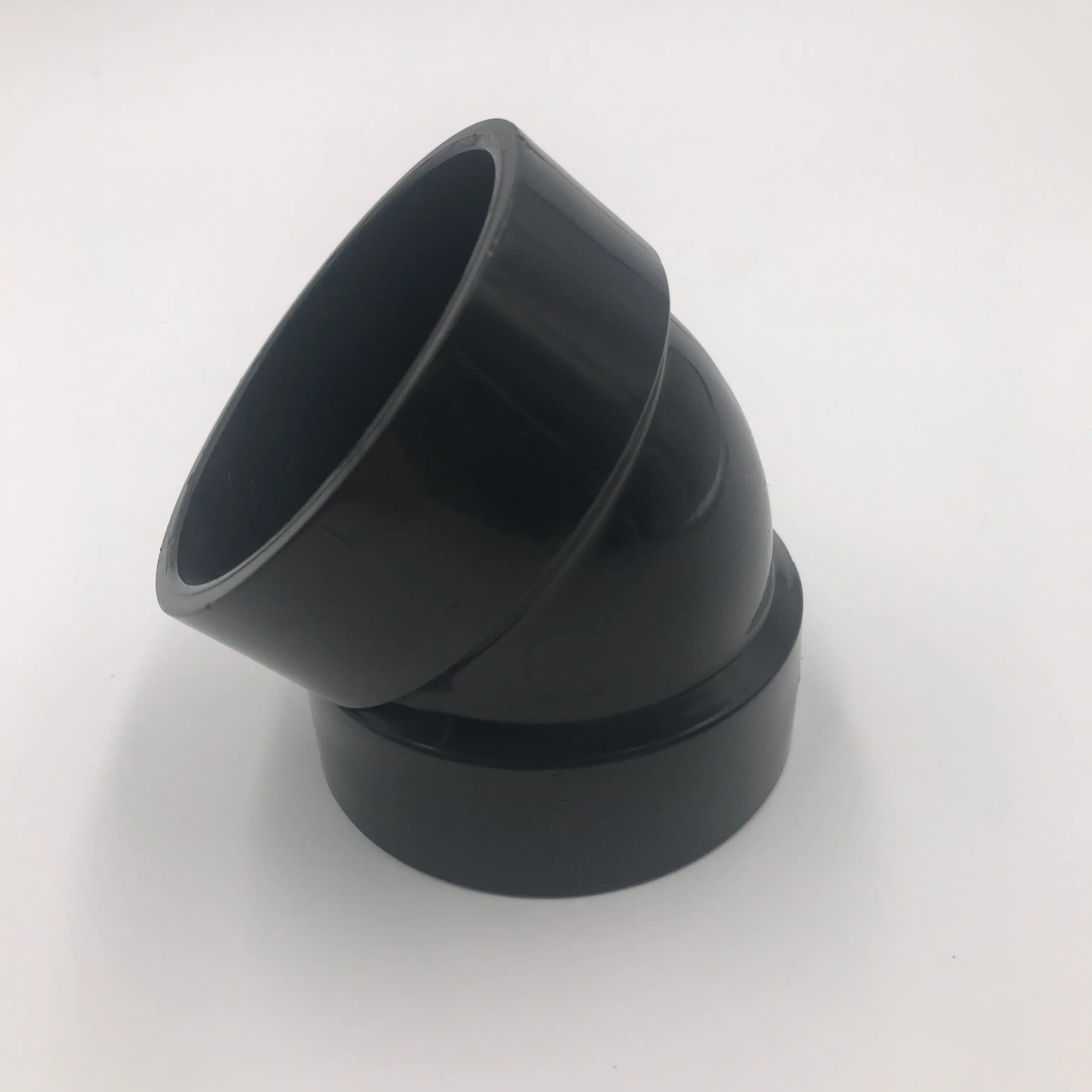 DBR 2 inch plastic pipe fitting CUPC NSF ASTM ABS manufacturer 45degree elbow 1/8 short bend