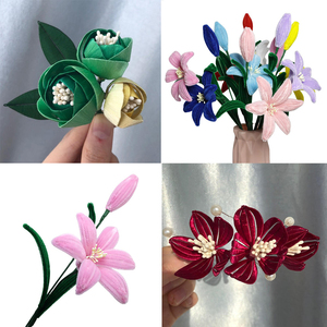 Mini Pistilos Florales Mate de Amplia Gama de Colores, 2mm, 4000 Piezas, Algodón Hecho a Mano, Flores Artificiales DIY para el Día de la Madre y Navidad - Product Image 6