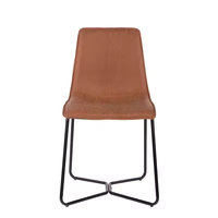 Chaise de salle à manger moderne en cuir PU, style vintage, mobilier de cuisine, salon, siège confortable pour la maison