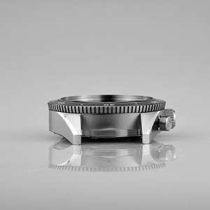 Boîtier rond étanche en verre minéral, pièce personnalisée en métal de luxe 42mm 316L boîtier de montre en acier inoxydable - Product Image 6