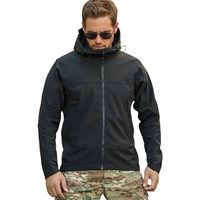 Blouson bomber softshell homme formel d'extérieur, lavé, réversible, anti-UV, respirant, imperméable, avec cordon de serrage réglable et passe-pouce