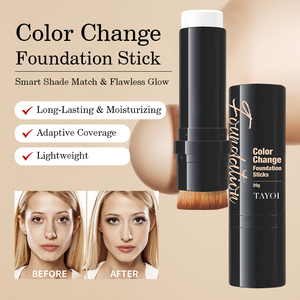 Corrector Facial de Doble Punta para Llevar, Barra de Base de Maquillaje que Cambia de Color, Larga Duración, Radiante, Ligero, Corrector Facial de Emergencia - Product Image 3