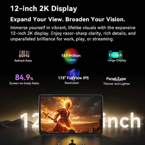 Tablet PC Android 15 de 12 Pulgadas, Octa Core, Wi-Fi, 9000mAh, 12+256GB, Cámara de 8+16MP, Blackview Mega 2 - Product Image 4