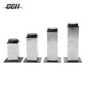 <span class=keywords><strong>Pieds</strong></span> carrés en acier inoxydable pour meubles, meubles, meubles, meubles, <span class=keywords><strong>pieds</strong></span> de canapé, <span class=keywords><strong>pieds</strong></span> réglables en hauteur pour la base de la table, la colonne montante du lit - Product Image 6