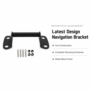 Support de navigation GPS/Support de téléphone pour moto <span class=keywords><strong>Honda</strong></span> <span class=keywords><strong>CL500</strong></span> CL300 2023-2026 en fer noir - Pièces de moto - Product Image 5