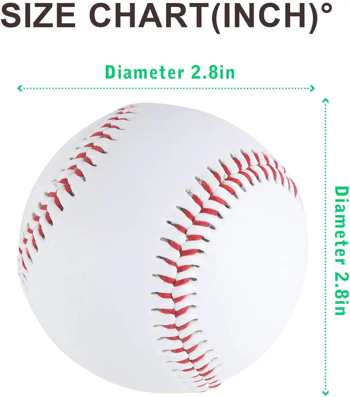 야구 12 공 팩 연습 훈련 Baseballs 어린이/청소년 9 인치 Baseballs 투구 던지는 표시되지 않은 사인