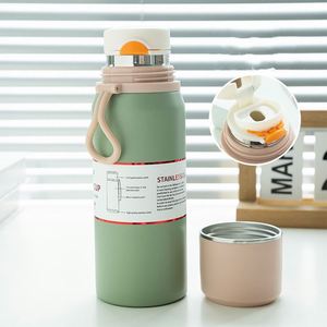 New Custom 500Ml Vacuum Cup Leakproof Vacuum <b>Thermos</b> Cup Stainless Steel Hot Water <b>Bottle</b> Insulated Portable <b>Thermos</b> Cup - Product Image 2