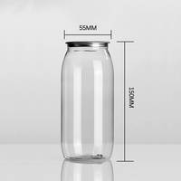 Emballage Boîte PET Aoyi 250 ml pour Gâteau, Bocal Plastique PET 330 ml pour Jus de Pastèque