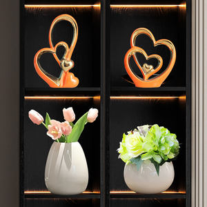 समकालीन आधुनिक गोल सिरेमिक मिट्टी के बरतन सादे सफेद डिजाइन के लिए सरल सफेद डिजाइन उपयुक्त घर का उपयोग शीर्ष तालिका वेस - Product Image 5